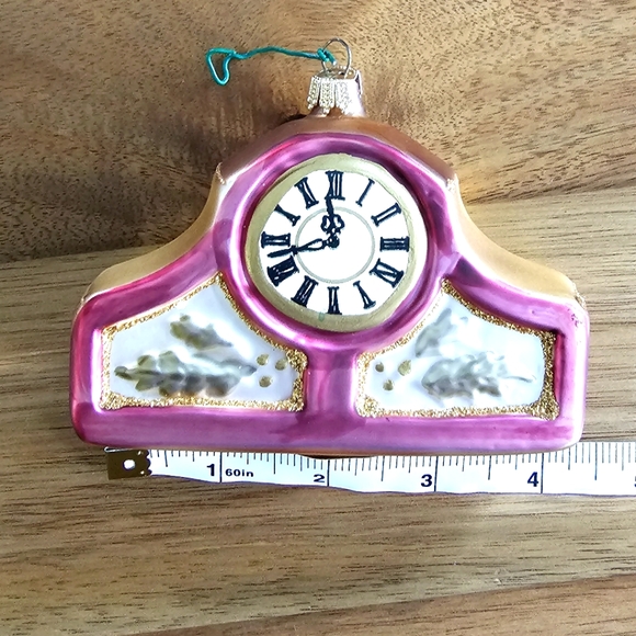 RADKO sweet mantle clock Christmas ornament - Picture 1 of 5